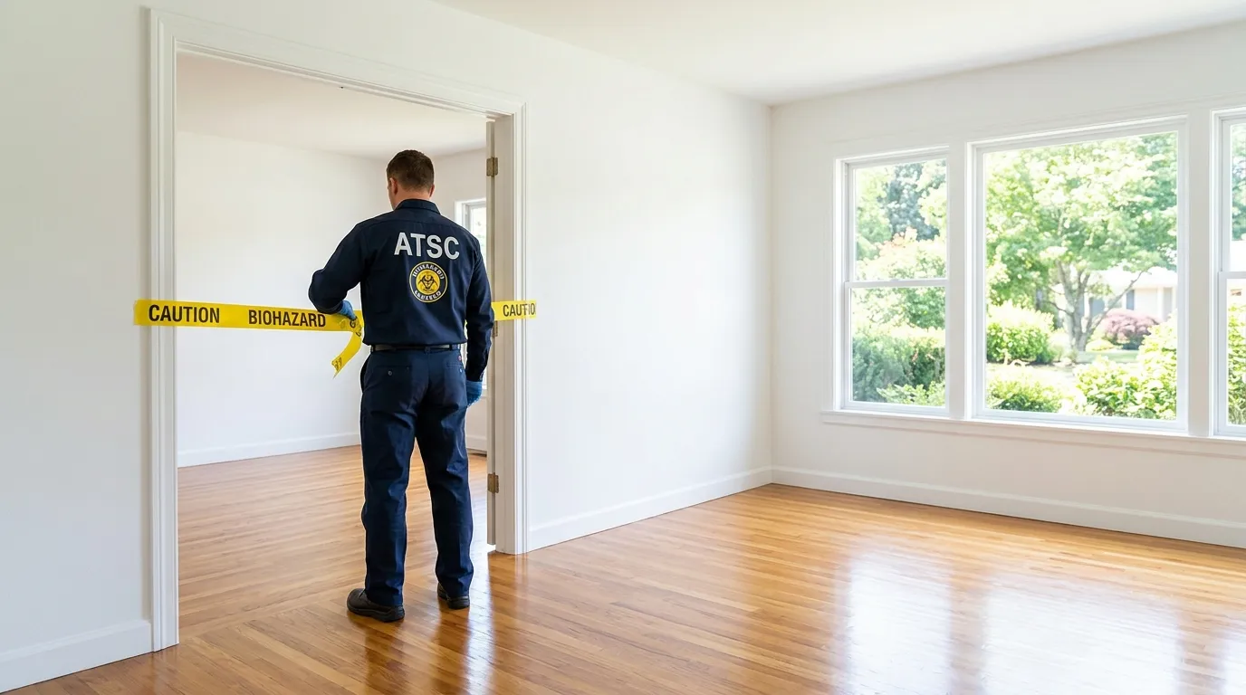 Certified biohazard cleanup crew performing Crime Scene Cleanup in Miami Shores